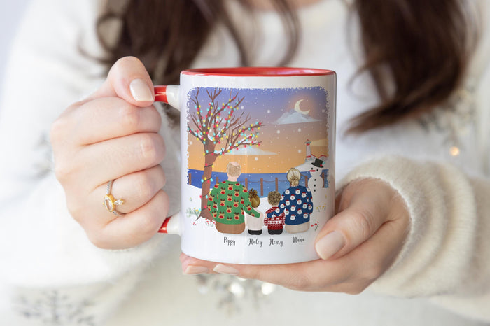 With Grandparents Gift for Grandmother Personalized Coffee Mug | Mother's Day Gift
