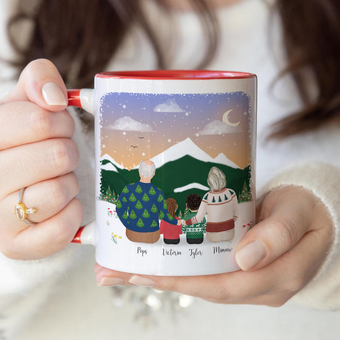 With Grandparents Gift for Grandmother Personalized Coffee Mug | Mother's Day Gift