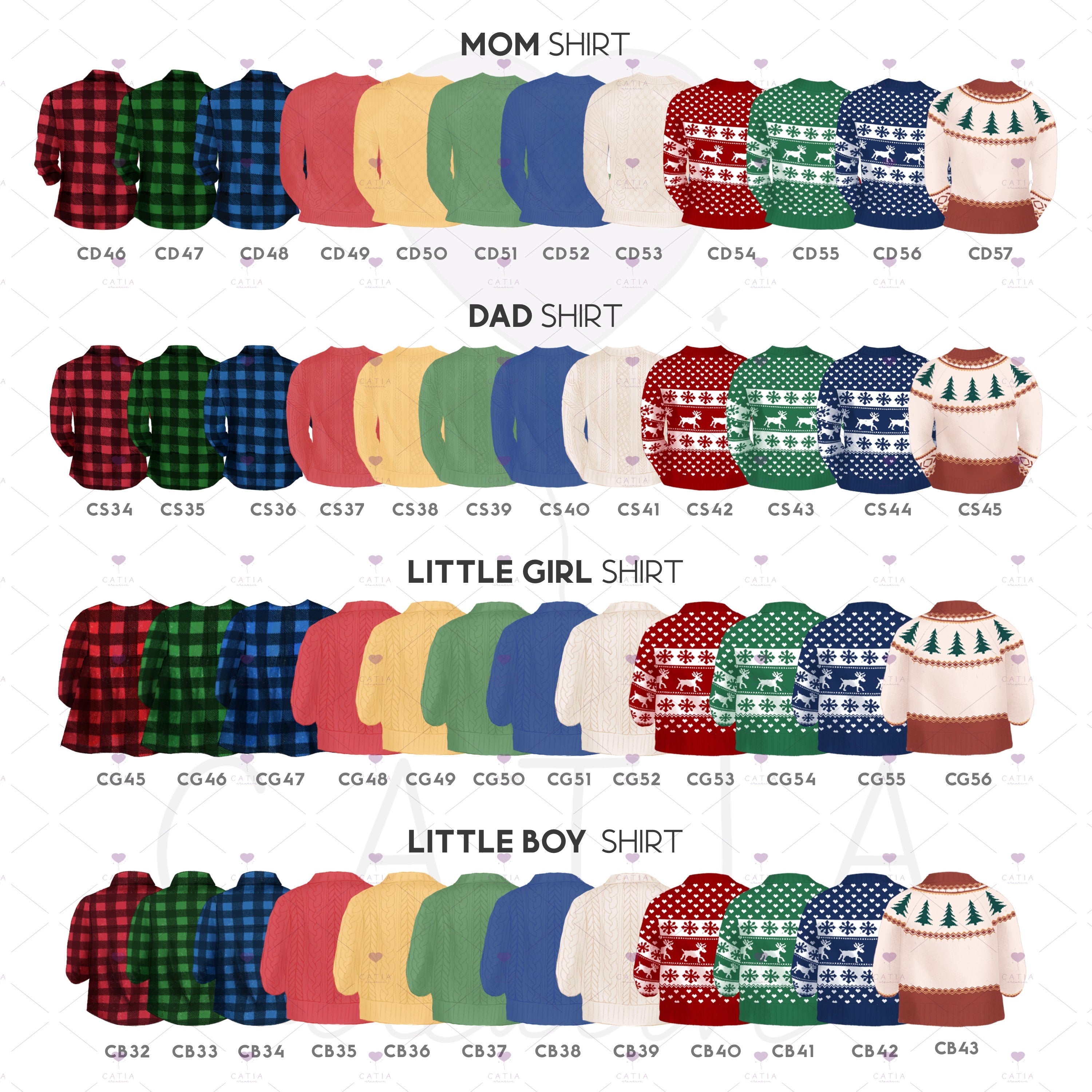 Customizable Young Family with Kids Wall Art