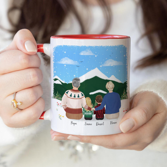 With Grandparents Gift for Grandmother Personalized Coffee Mug | Mother's Day Gift