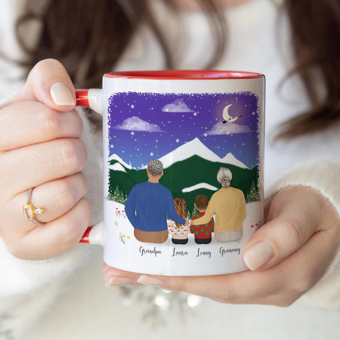 With Grandparents Gift for Grandmother Personalized Coffee Mug | Mother's Day Gift