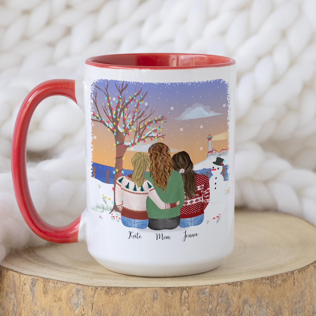 With Mom Daughter Customizable Gift for Mom Daughter Custom Gift for Mom Holiday Coffee Mug Mother Personalized Coffee Mug | Mother's Day Gift
