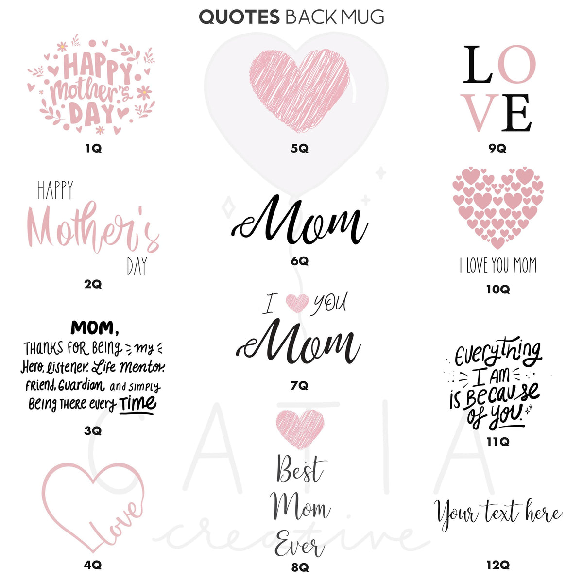Mug for Mom Personalized Coffee Mug | Custom Illustration | Mother's Day Gift