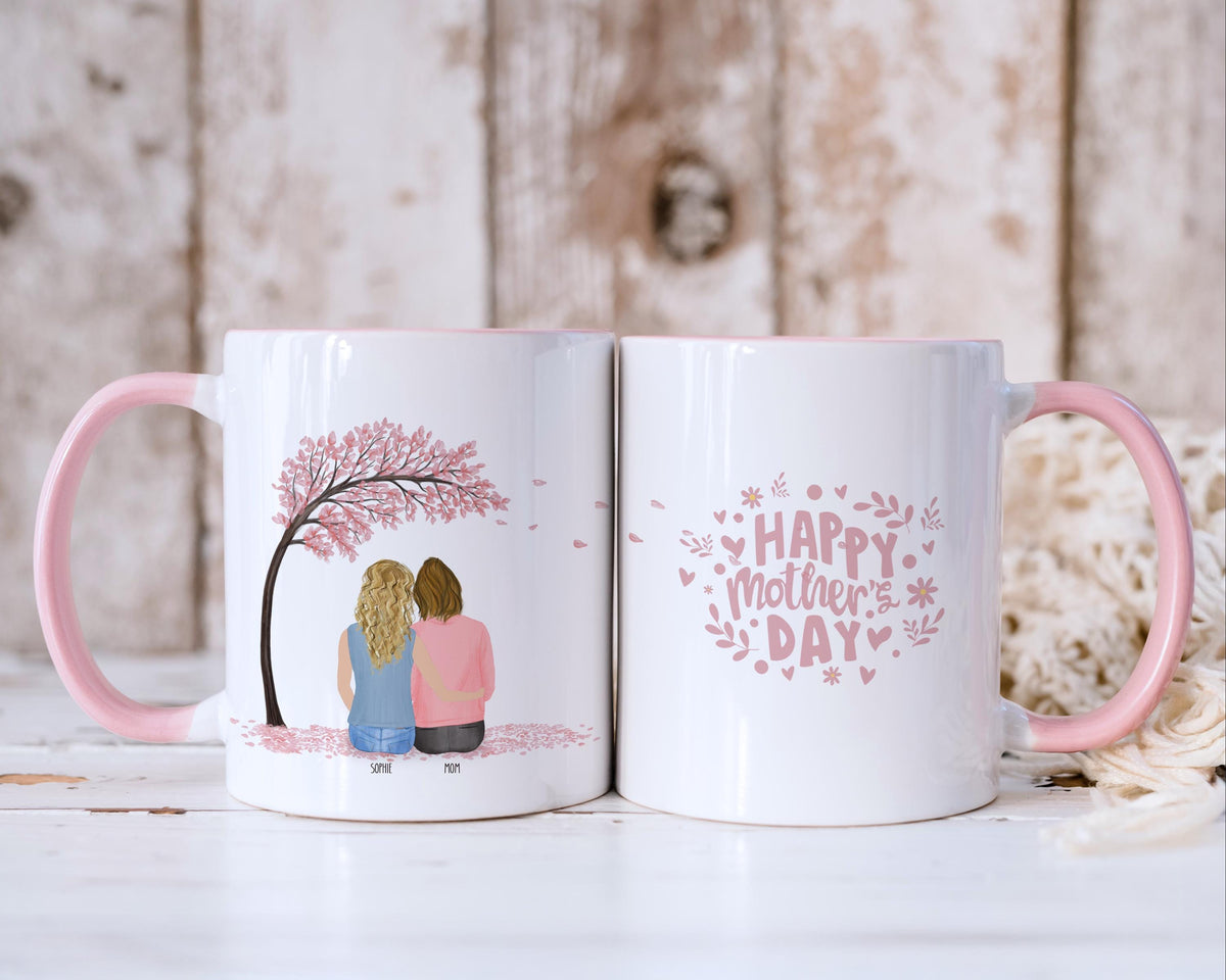 Mug for Mom Personalized Coffee Mug | Custom Illustration | Mother's Day Gift