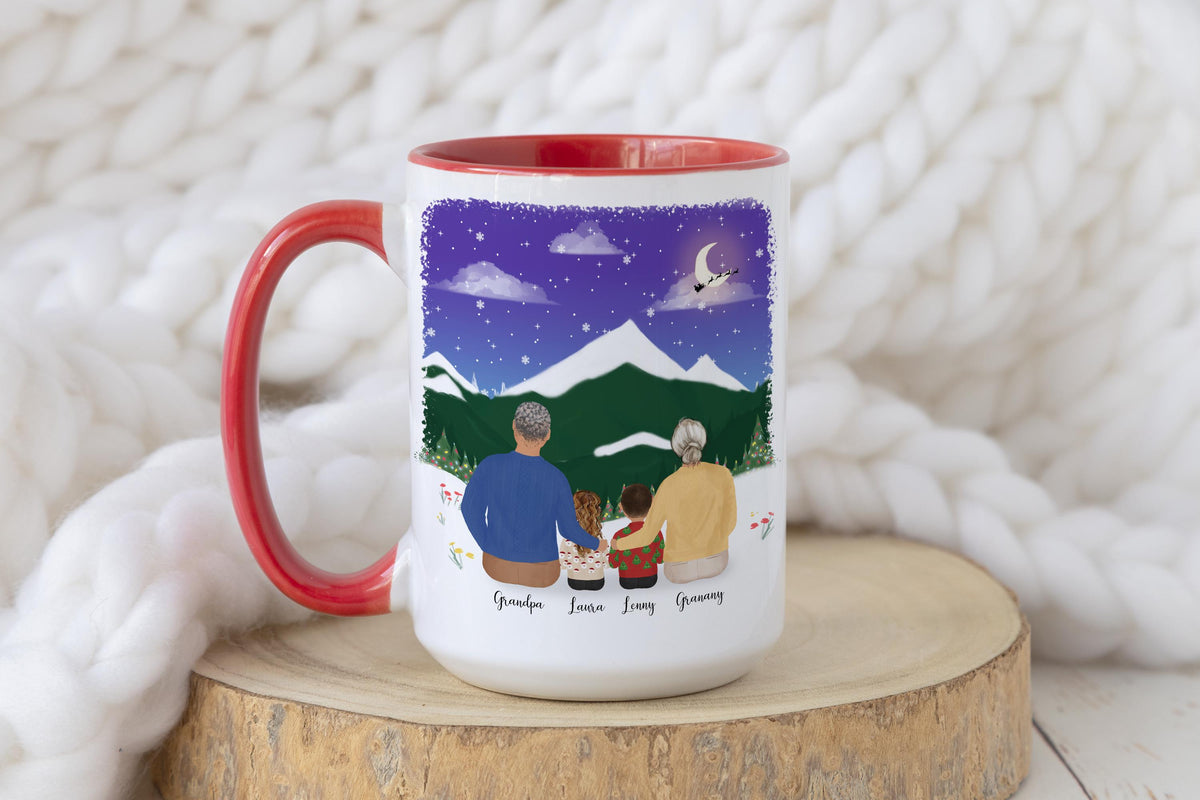With Grandparents Gift for Grandmother Personalized Coffee Mug | Mother's Day Gift