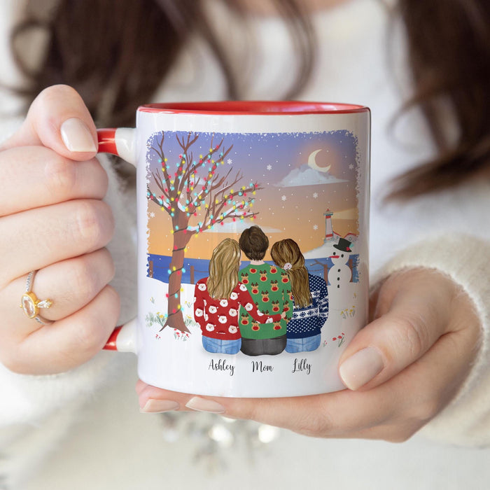With Mom Daughter Customizable Gift for Mom Daughter Custom Gift for Mom Holiday Coffee Mug Mother Personalized Coffee Mug | Mother's Day Gift