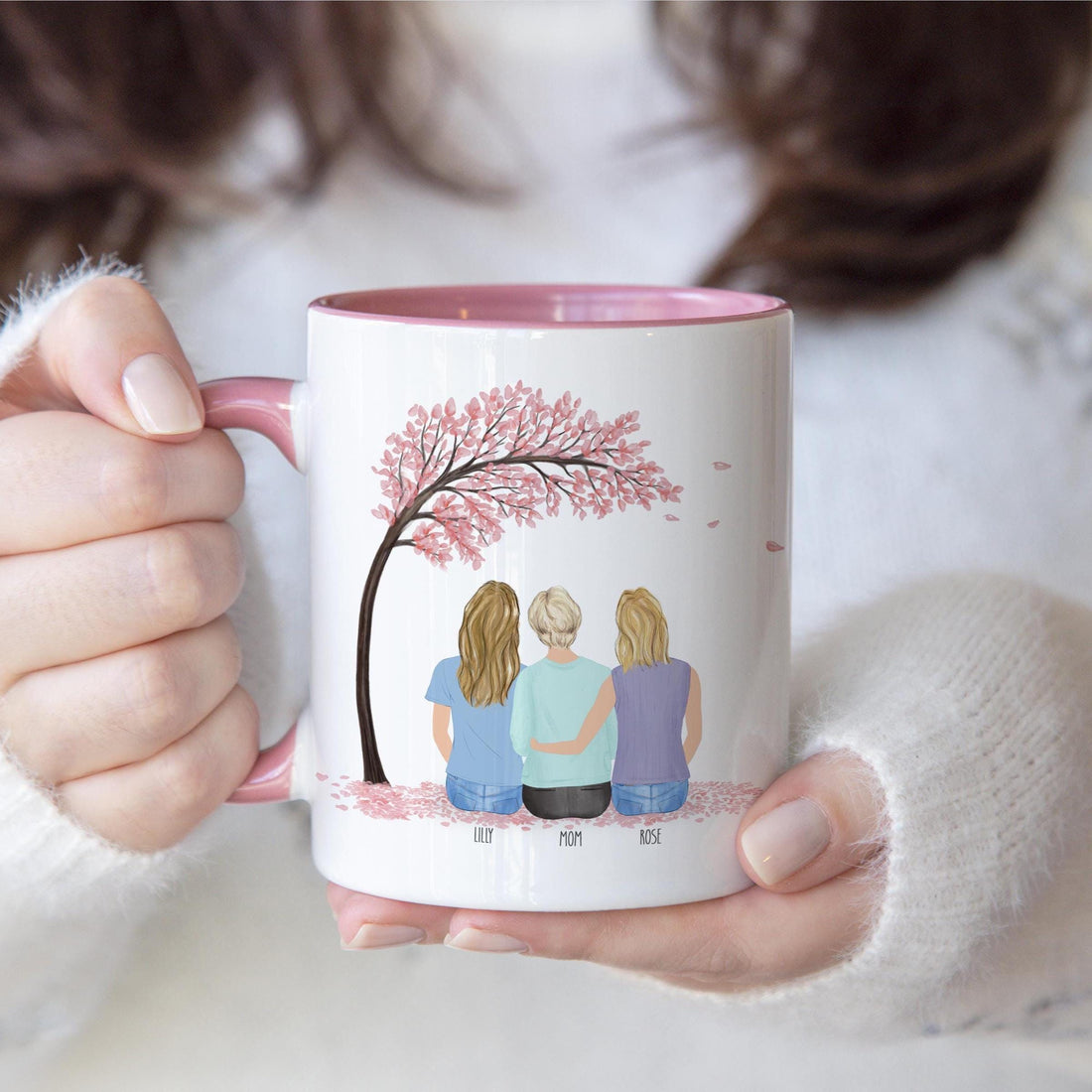 Personalized Mug with Family Illustration