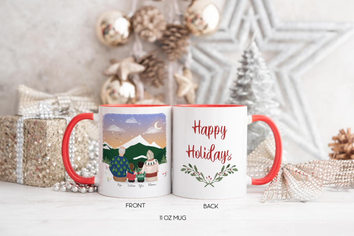 With Grandparents Gift for Grandmother Personalized Coffee Mug | Mother's Day Gift