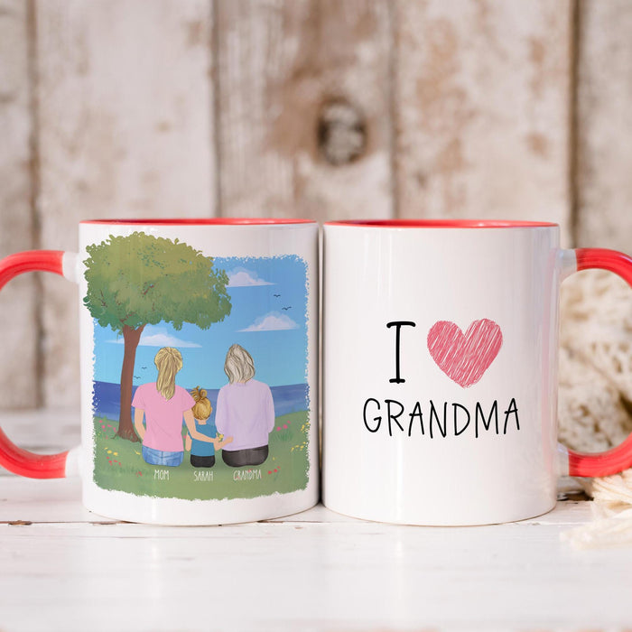 Grandma Personalized Coffee Mug | Custom Gift | Mother's Day Gift
