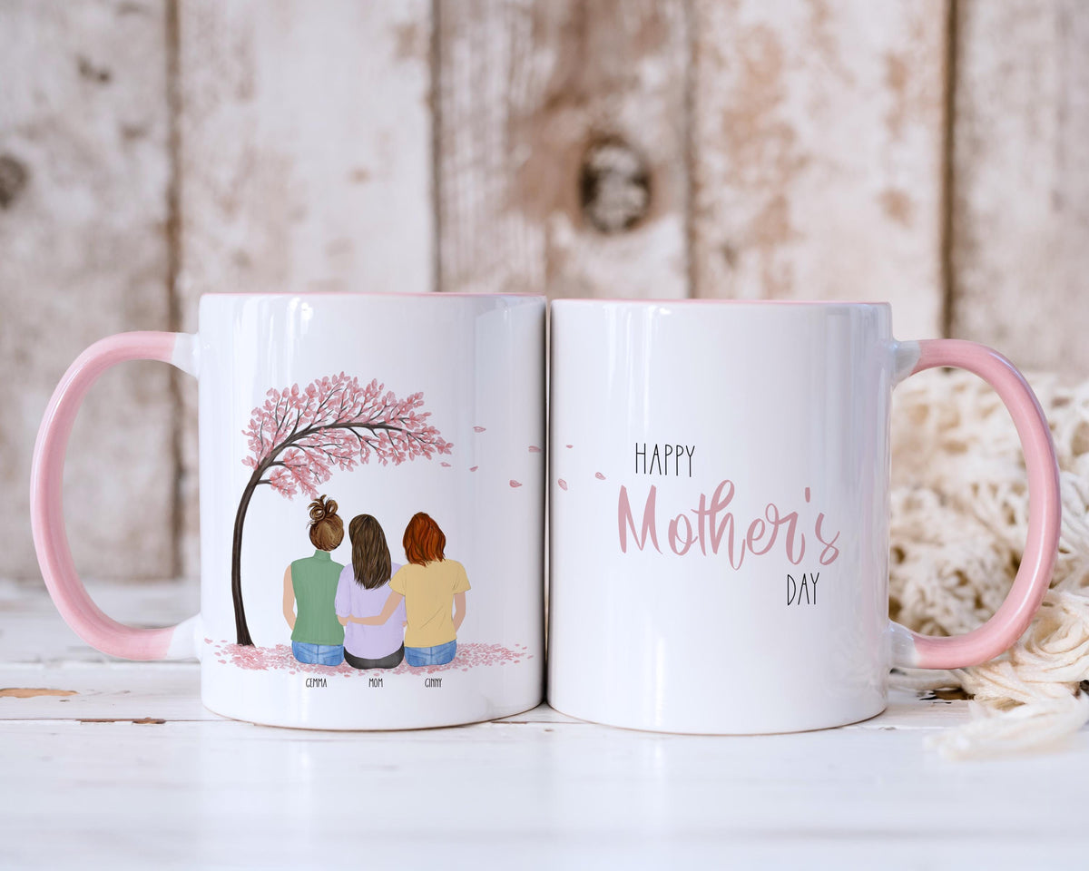 Mug for Mom Personalized Coffee Mug | Custom Illustration | Mother's Day Gift