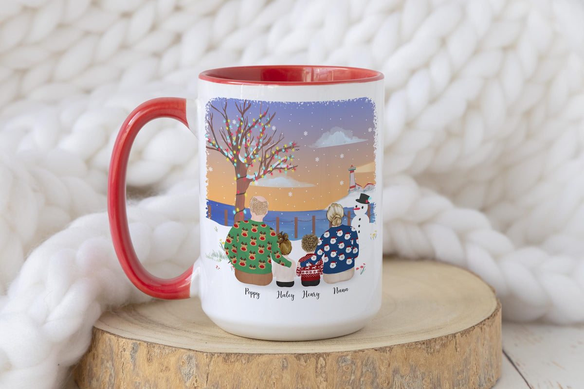 With Grandparents Gift for Grandmother Personalized Coffee Mug | Mother's Day Gift