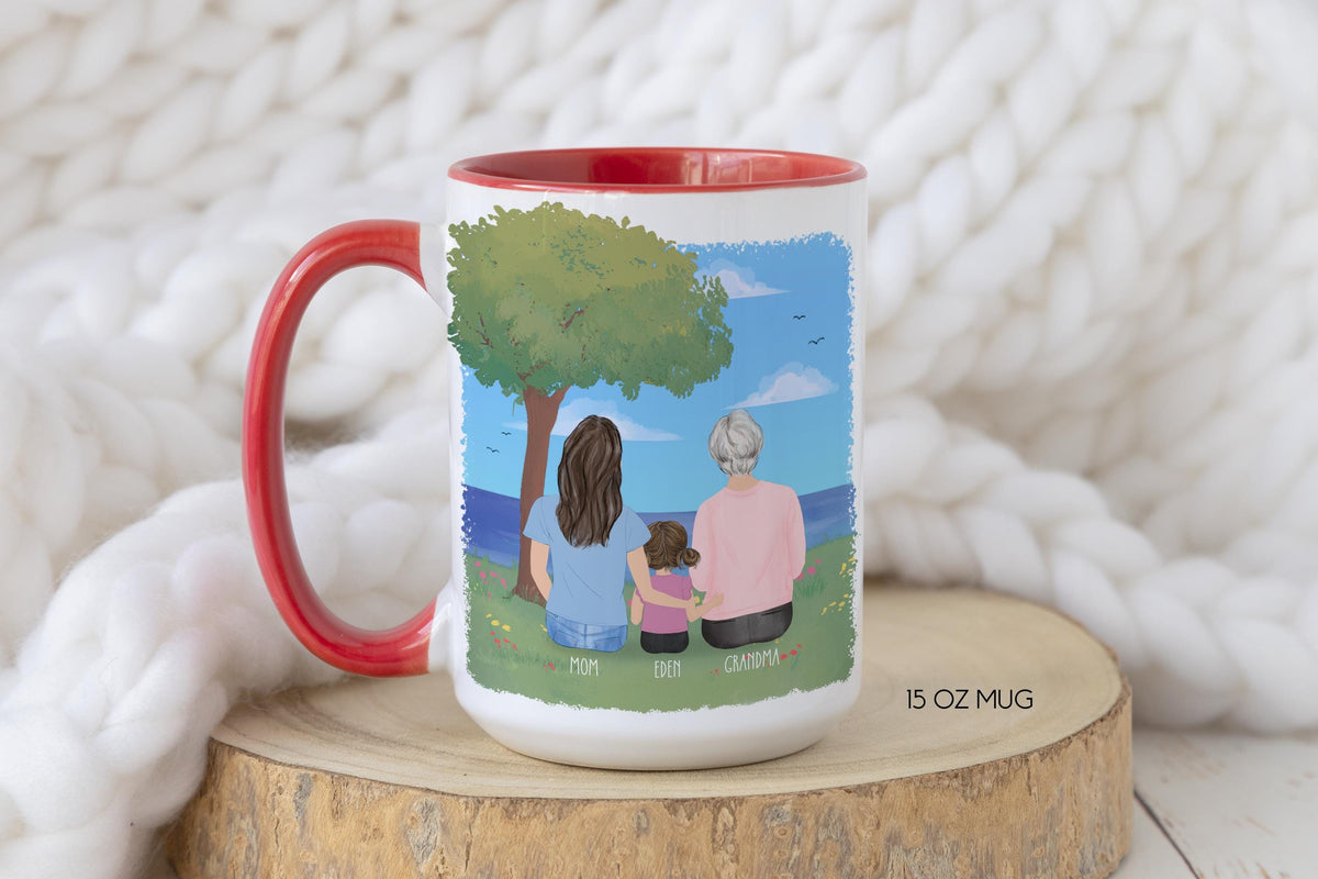 Grandma Personalized Coffee Mug | Custom Gift | Mother's Day Gift