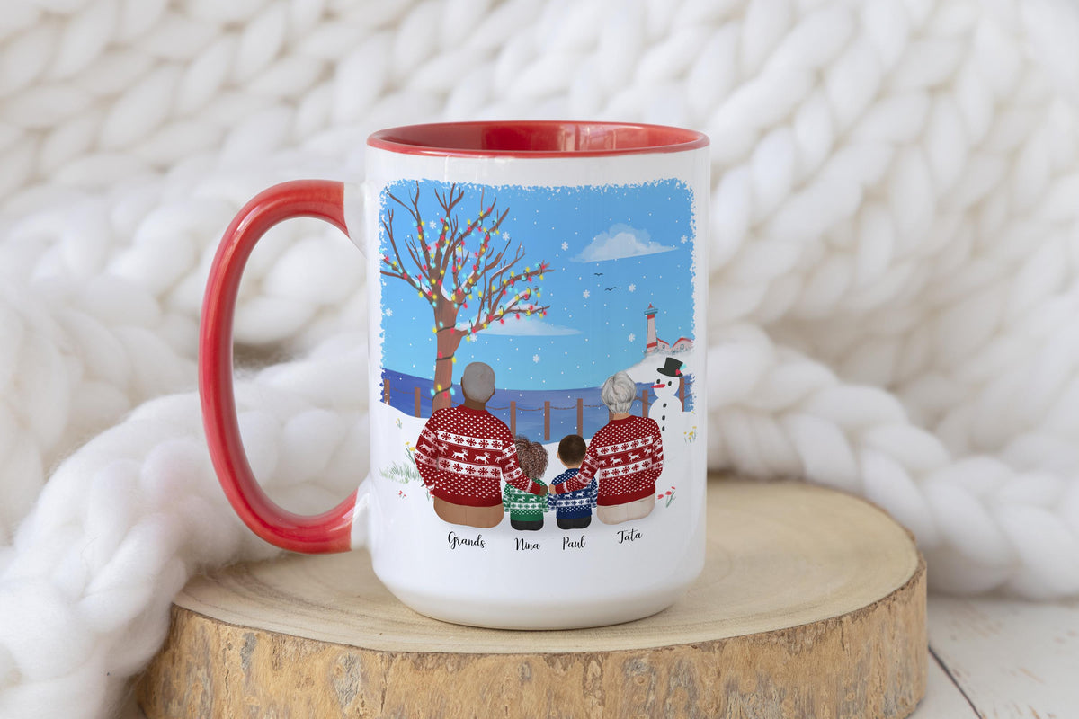 With Grandparents Gift for Grandmother Personalized Coffee Mug | Mother's Day Gift