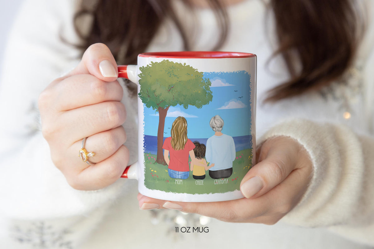 Grandma Personalized Coffee Mug | Custom Gift | Mother's Day Gift