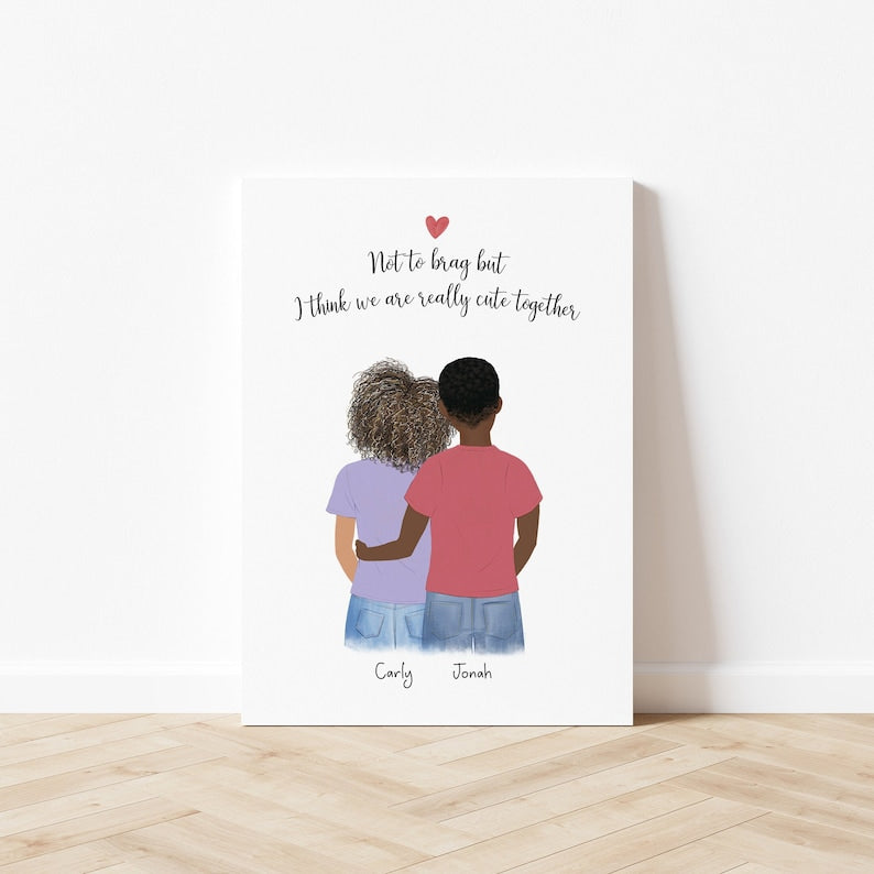 Customizable Couples Wall Art