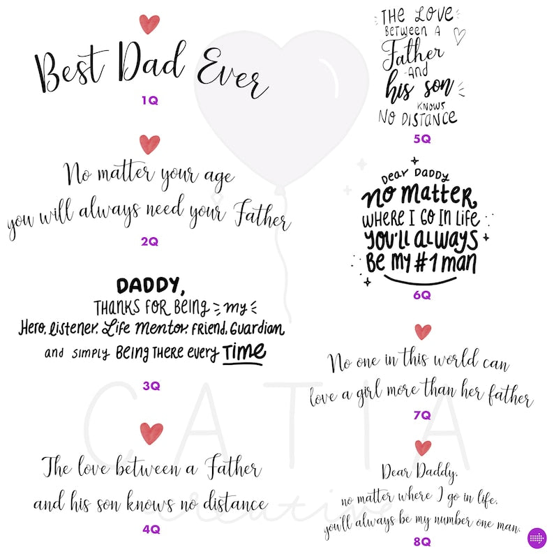 Dad and Baby Customizable Illustration