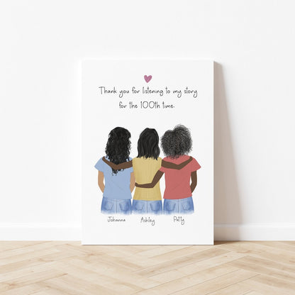 Personalized Best Friends Forever Wall Art