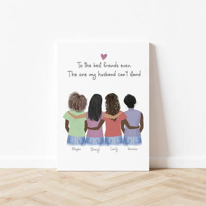 Customizable Best Friends Artwork