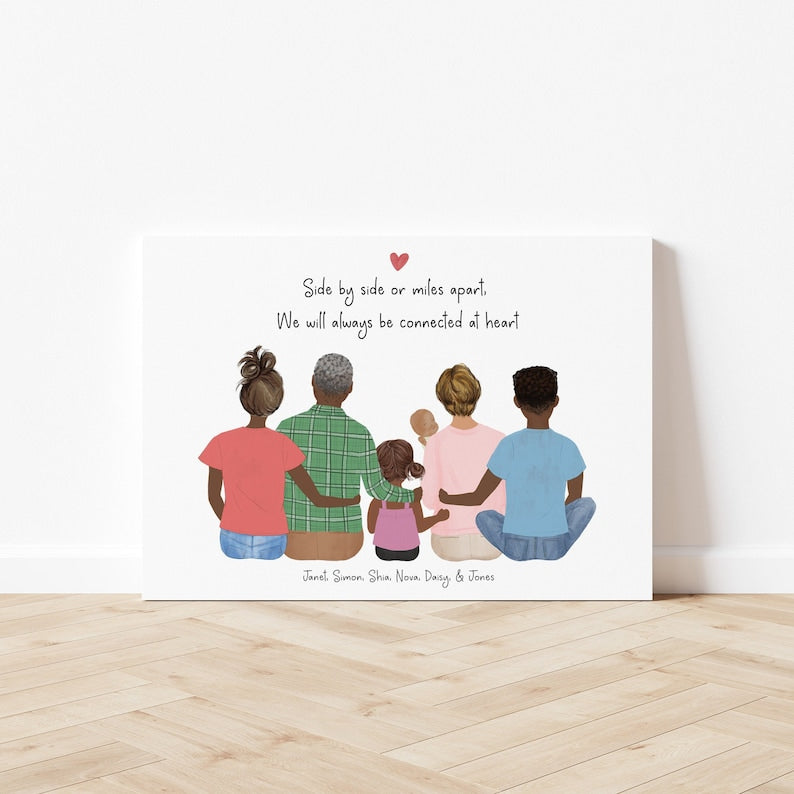 Personalized Big Family Wall Art