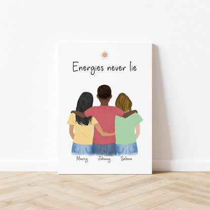 Customizable Friends Wall Art