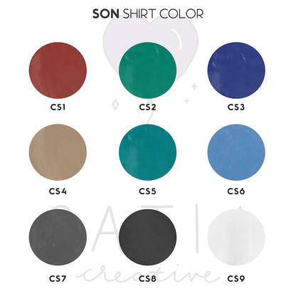 Mother and Son in Arms Customizable Illustration