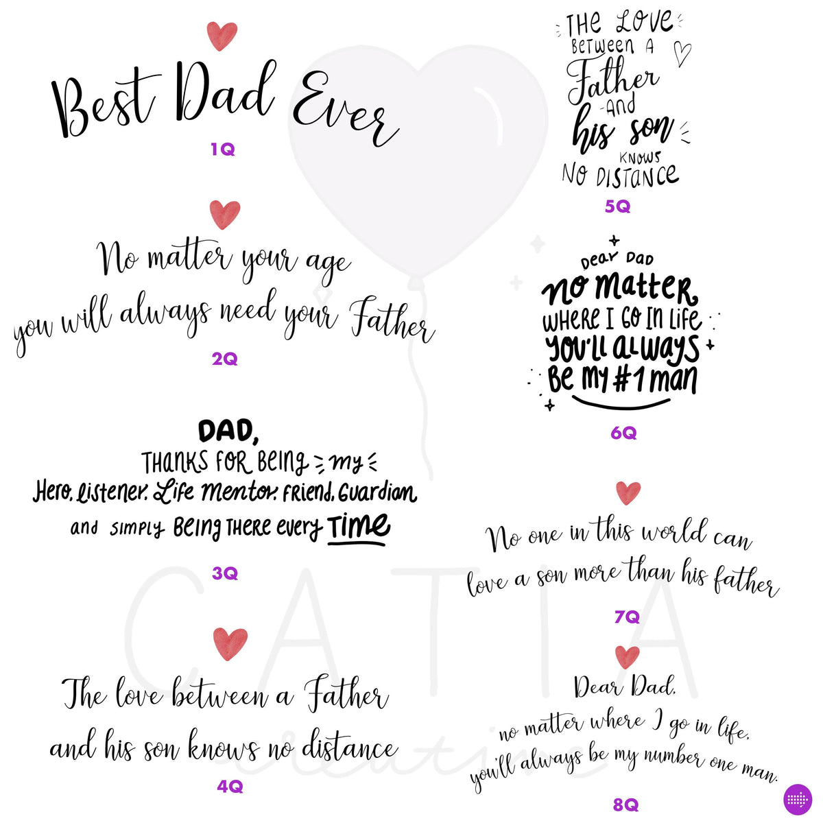 Dad and Son Personalized Canvas Print | Custom Wall Art | Father's Day Gift