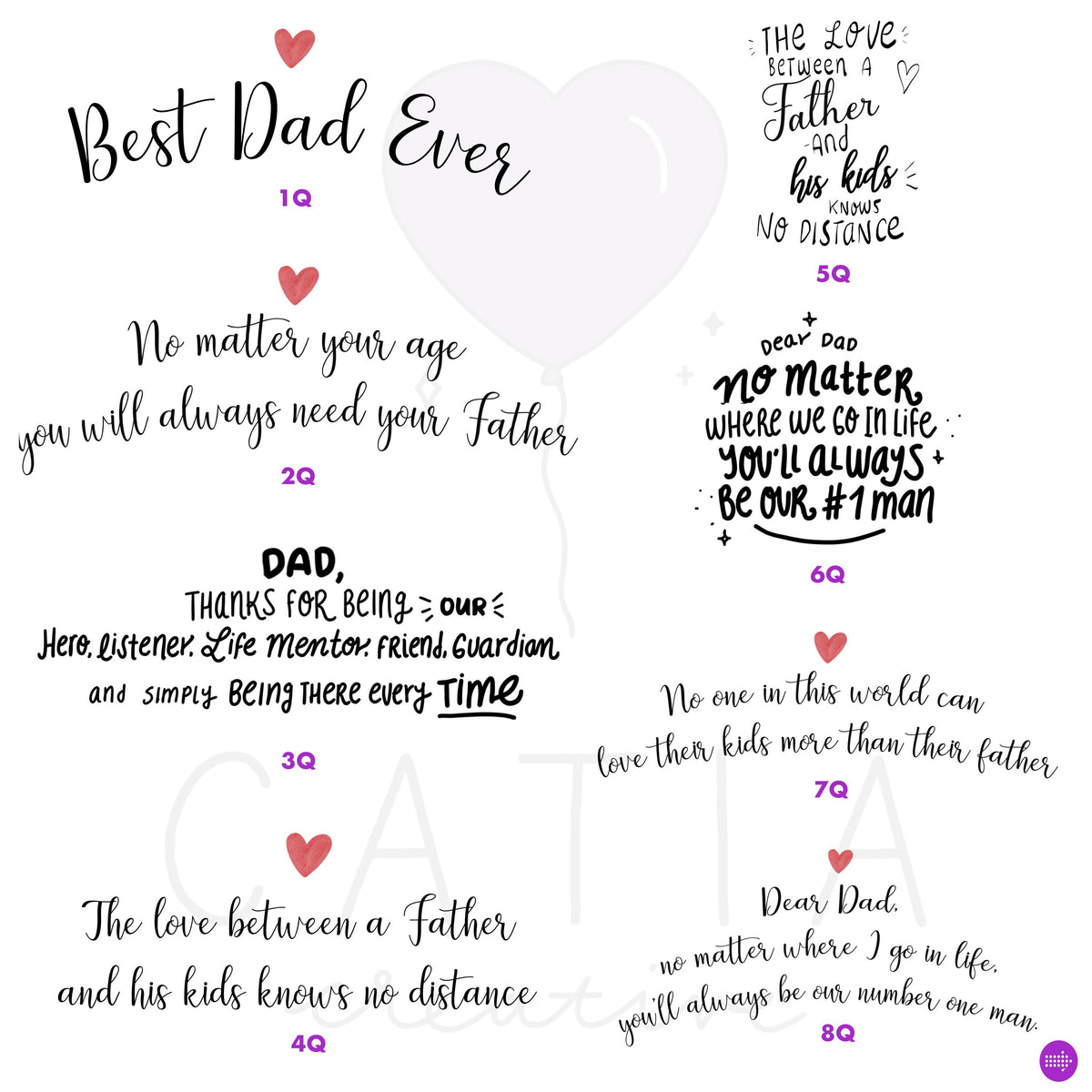 Dad Son and Daughter Personalized Canvas Print | Custom Wall Art | Father's Day Gift