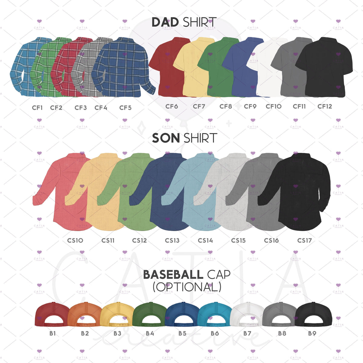 Dad Son and Daughter Personalized Canvas Print | Custom Wall Art | Father's Day Gift