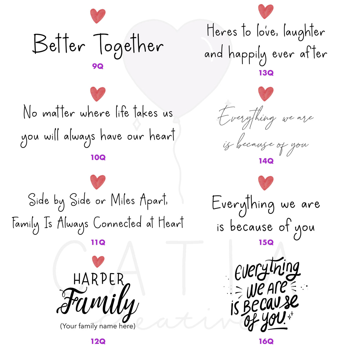 Whole Family on Personalized Canvas Print | Custom Wall Art | Mother's Day Gift