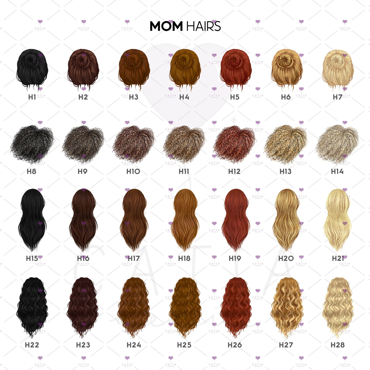 Mom and Kids Personalized Canvas Print | Custom Wall Art | Mother's Day Gift