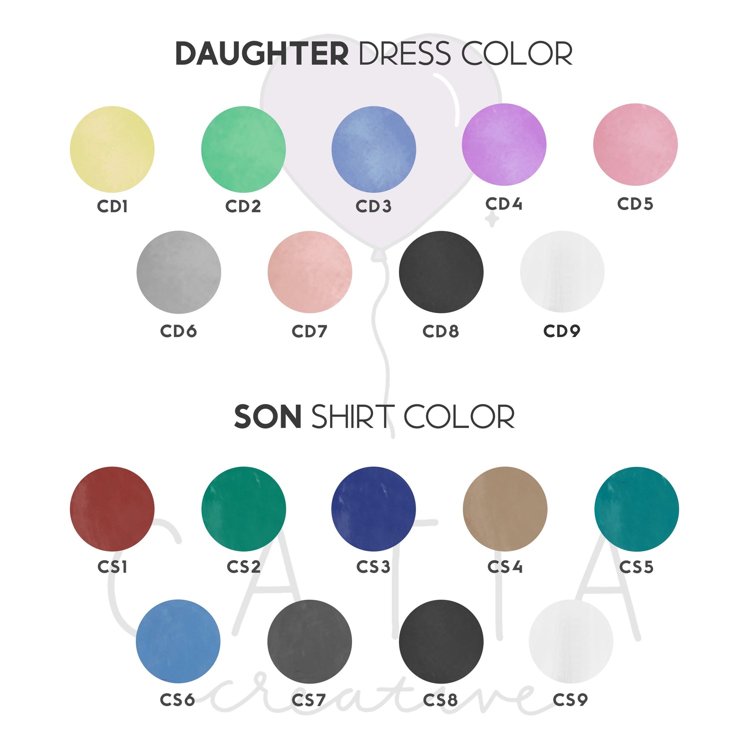 Dad, Little Boy and Girl Customizable Canvas Illustration