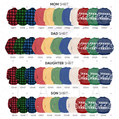 Personalized Christmas Ornament for the whole family