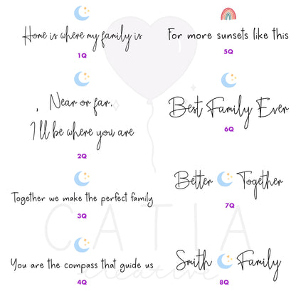 Customizable Family with Dog Wall Art