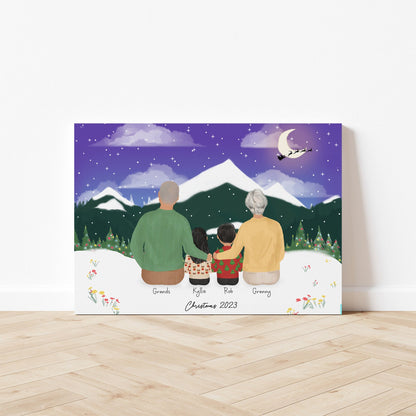 Customizable Grandkids and Grandparents Wall Art