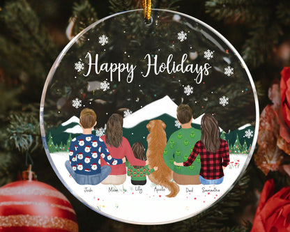 Personalized Christmas Ornament for the whole Family