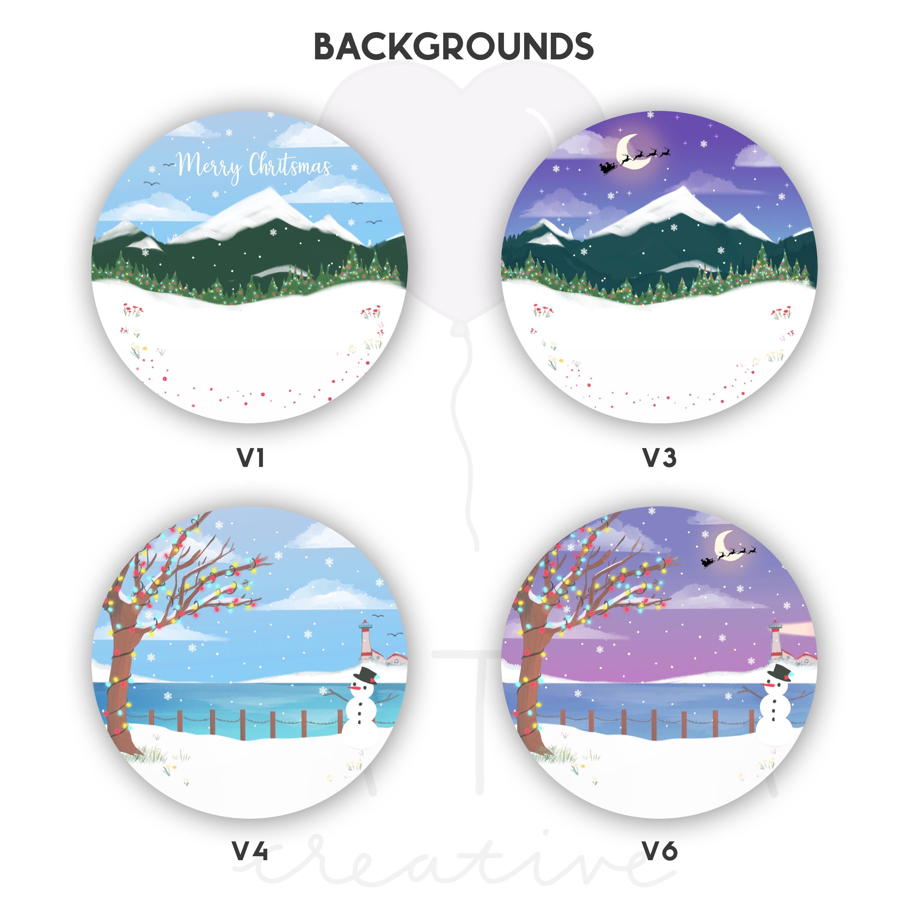 Personalized Christmas Ornament for the whole family